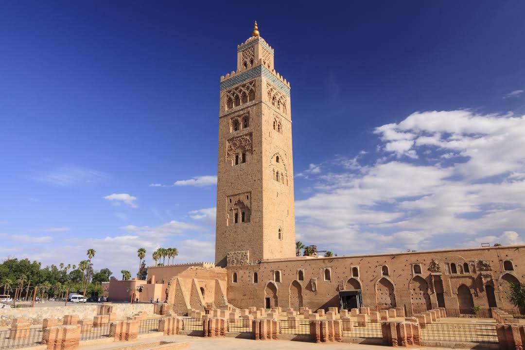 Koutoubias moské och minaret